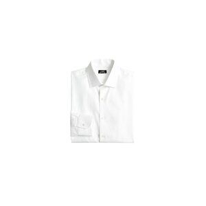 J.Crew Mens Slim-Fit Ludlow Premium White Dress Shirt 16.5/34